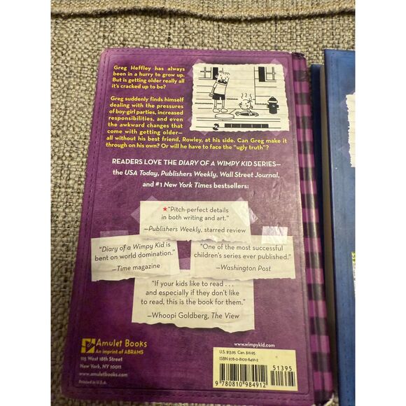 Diary of a Wimpy Kid Book Bundle (The Ugly Truth, Rodrick Rules, The Third Wheel - Picture 4 of 6